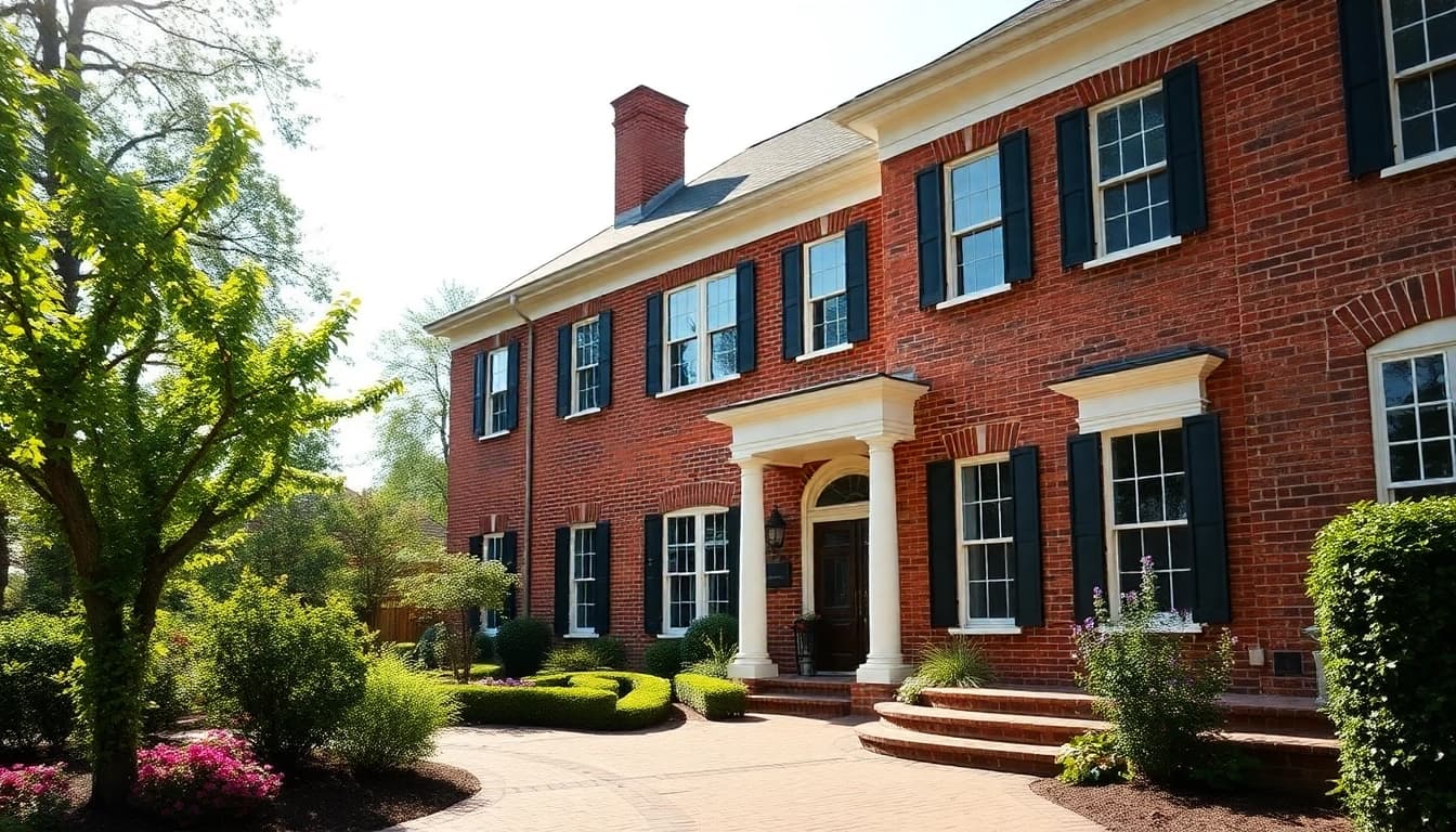 Colonial home renovation showcasing classic architecture and exquisite detailing for inspiration.
