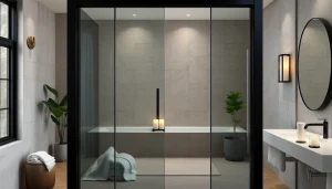 Read more about the article Enhance Your Bathroom with Stylish Black Shower Door Options